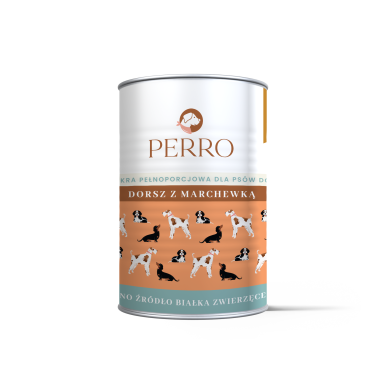 Perro 410g dorsz marchewka